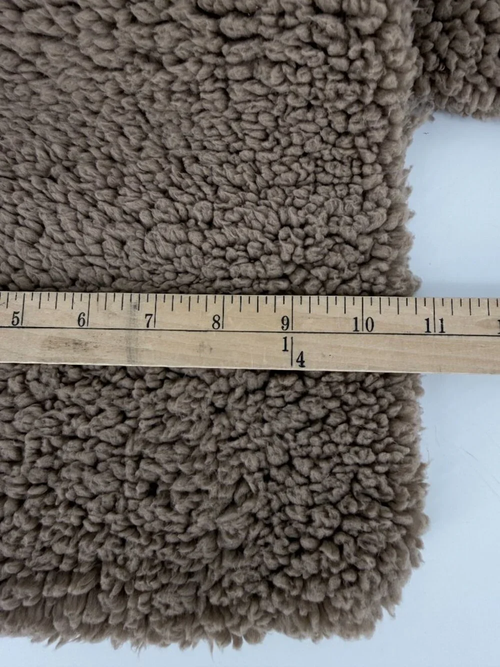 UGG Oversized Sherpa Plush Scarf Wrap Brown 103/4x78 in